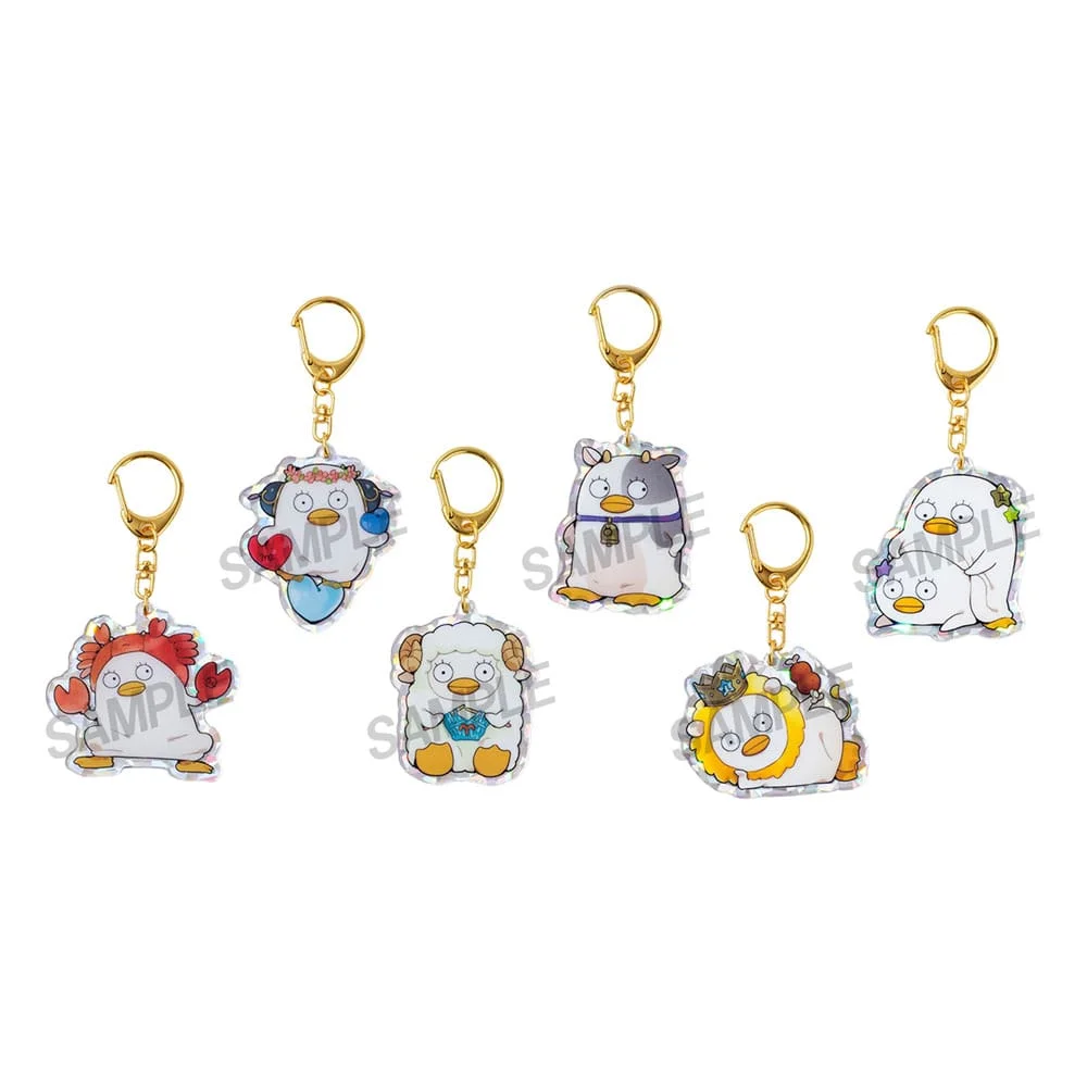 Gintama Acrylic Mascot Charms Elizabeth 12 zodiac signs spring & summer 5cm Blind Box - 1 Unidade